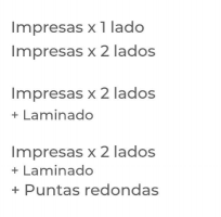 Tarjetas de presentación